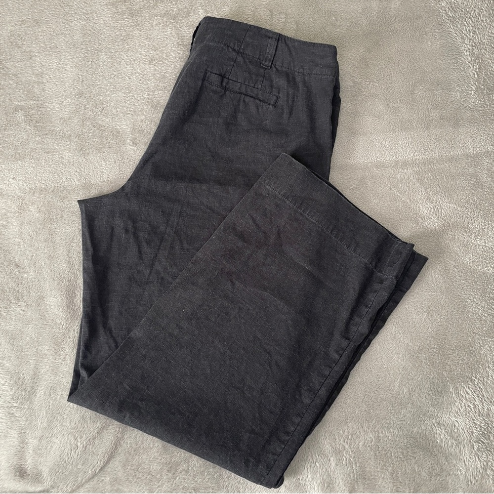 J.Jill black linen pants, 16 petite